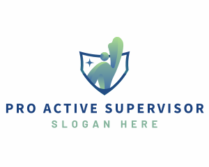 Supervisor - Leader Achiever Coach logo design