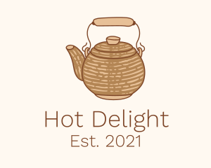 Cute Kettle Teapot logo design