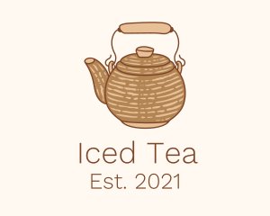 Cute Kettle Teapot logo design