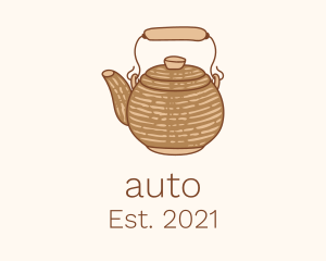 Coffee - Cute Kettle Teapot logo design