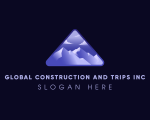 Trip - Mountaineering Alpine Everest logo design