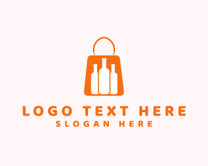 Wine Shopping Bag Logo