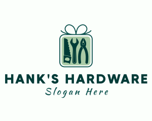 Hardware Tools Giftbox logo design