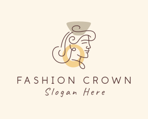 Woman Fashion Stylist logo design