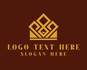 Gold - Elegant Crown Jewels logo design