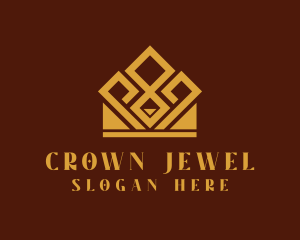 Elegant Crown Jewels logo design