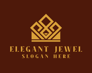 Elegant Crown Jewels logo design