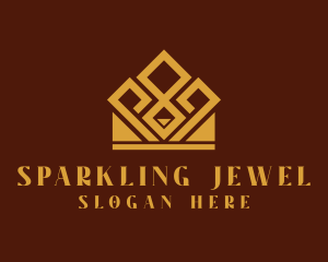 Elegant Crown Jewels logo design