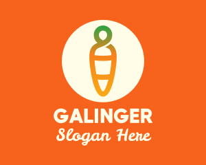 Modern Fresh Carrot Logo