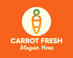 Carrot - Modern Fresh Carrot logo design