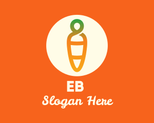 Market - Modern Fresh Carrot logo design