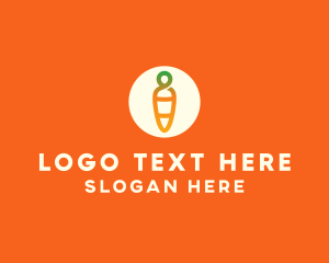 Carrot - Modern Fresh Carrot logo design