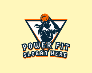 Athlete - Female Basketball Athlete logo design