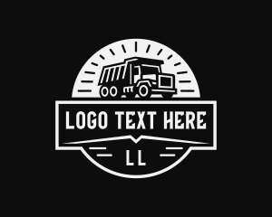 Contractor - Dump Truck Transport logo design