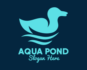 Pond - Blue Duck Pond logo design