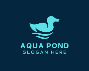 Blue Duck Pond logo design