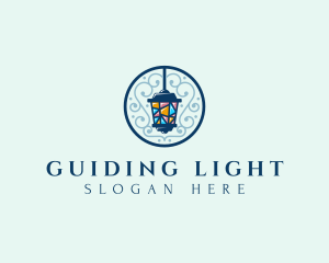 Elegant Street Light Ornament logo design