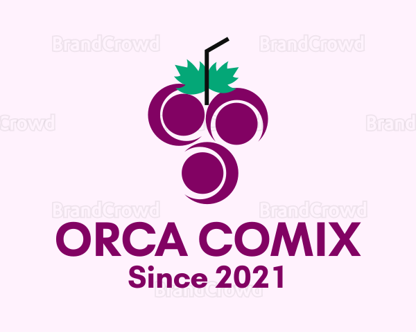 Grape Fruit Juice Logo