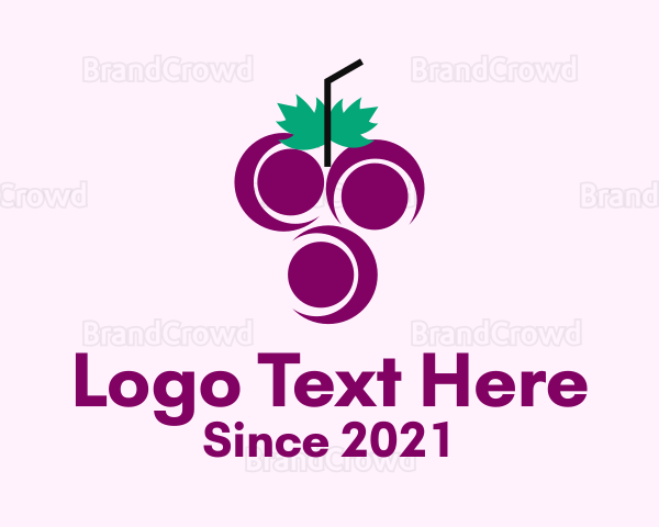 Grape Fruit Juice Logo