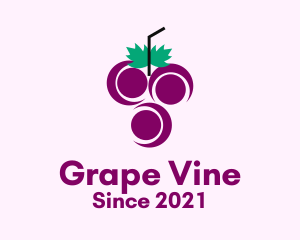 Grape - Grape Fruit Juice logo design