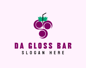 Grape Fruit Juice  logo design