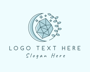 Elegant Cosmic Gemstone logo design