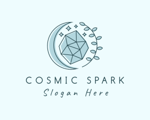 Elegant Cosmic Gemstone logo design