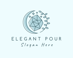 Elegant Cosmic Gemstone logo design