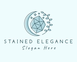 Elegant Cosmic Gemstone logo design