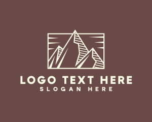 Mountain - Mountain Outdoor Camp logo design