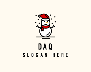 Carol - Christmas Snowman Holiday logo design