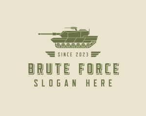 Military War Tank logo design