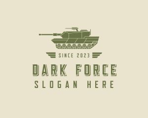 Military War Tank logo design