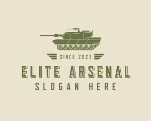 Arsenal - Military War Tank logo design