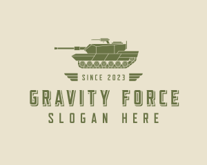 Military War Tank logo design