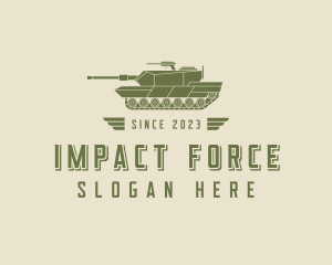 Military War Tank logo design