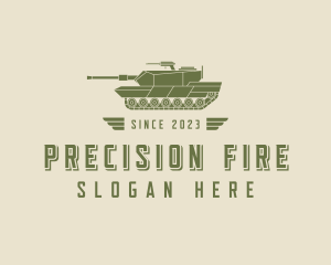 Military War Tank logo design