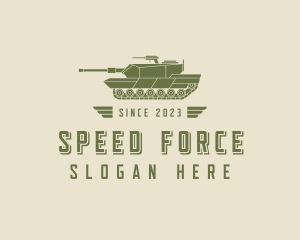 Military War Tank logo design