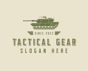 Tactical - Military War Tank logo design