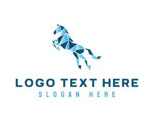 Gradient Horse Craft Logo