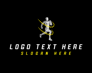 Exercise - Running Fitness Athlete logo design