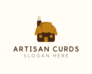 Croissant House Country Bakery logo design