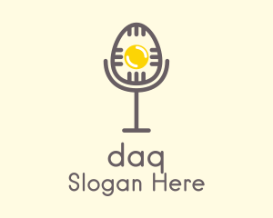 Egg Microphone Podcast  Logo