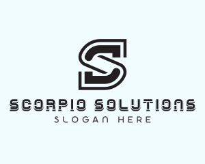 Tech Software Letter S logo design