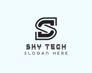 Tech Software Letter S logo design