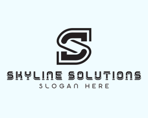 Tech Software Letter S logo design