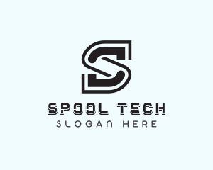 Tech Software Letter S logo design