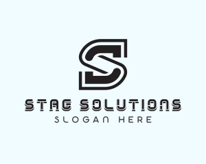 Tech Software Letter S logo design