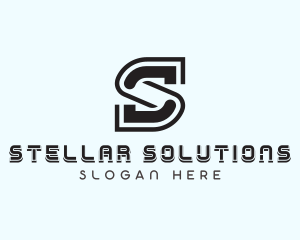 Tech Software Letter S logo design