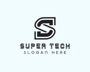 Tech Software Letter S logo design